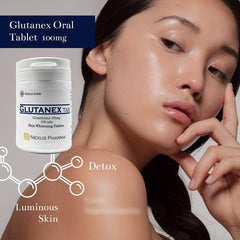 Glutanex Tab Glutathione bottle – label close-up