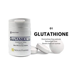 Glutanex Tab Glutathione tablets with bottle