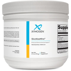 Front view of XYMOGEN GlutAloeMine Powder 6.1 oz