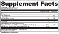 XYMOGEN GlutAloeMine Powder label and ingredients