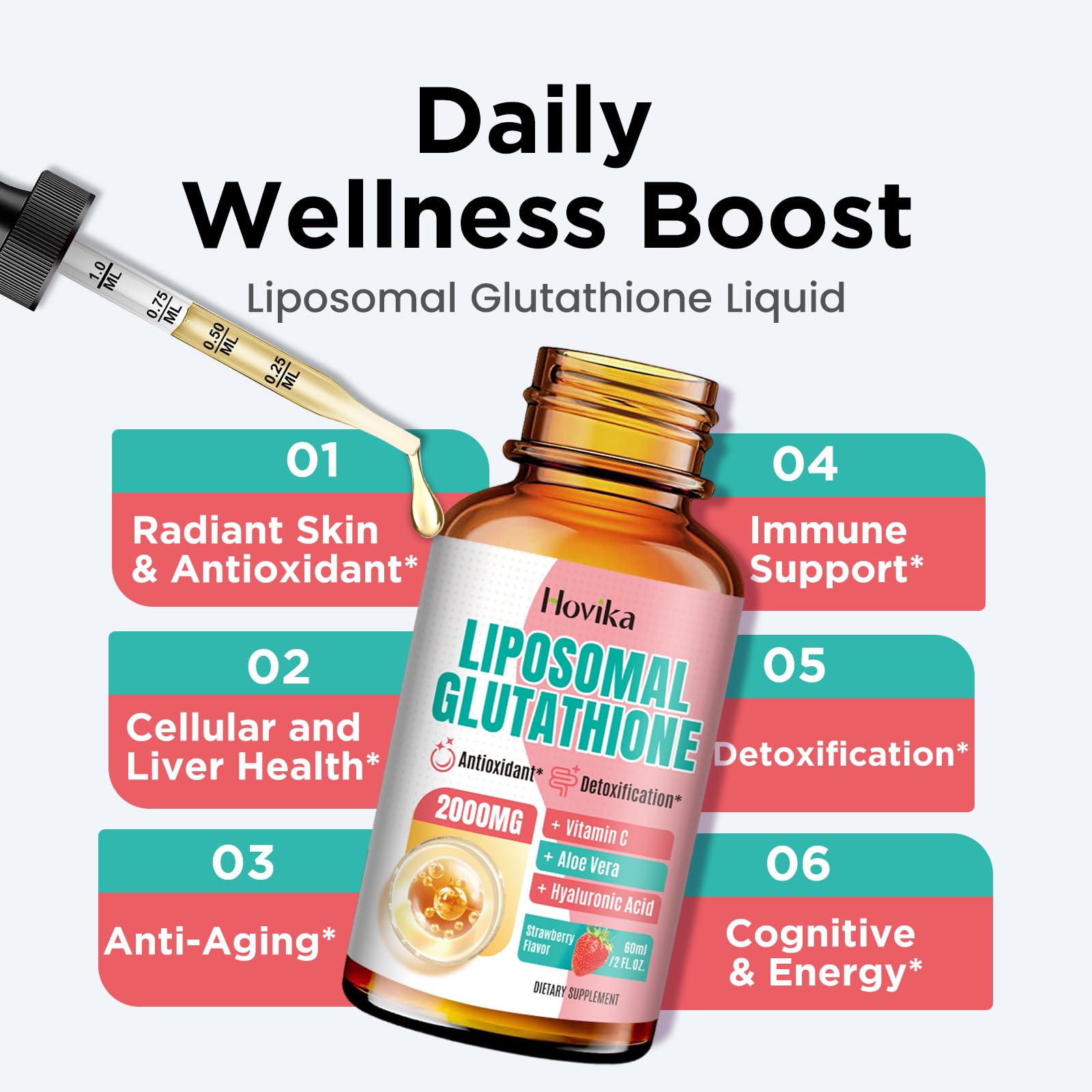 Glutathione for anti-aging and skin brightness