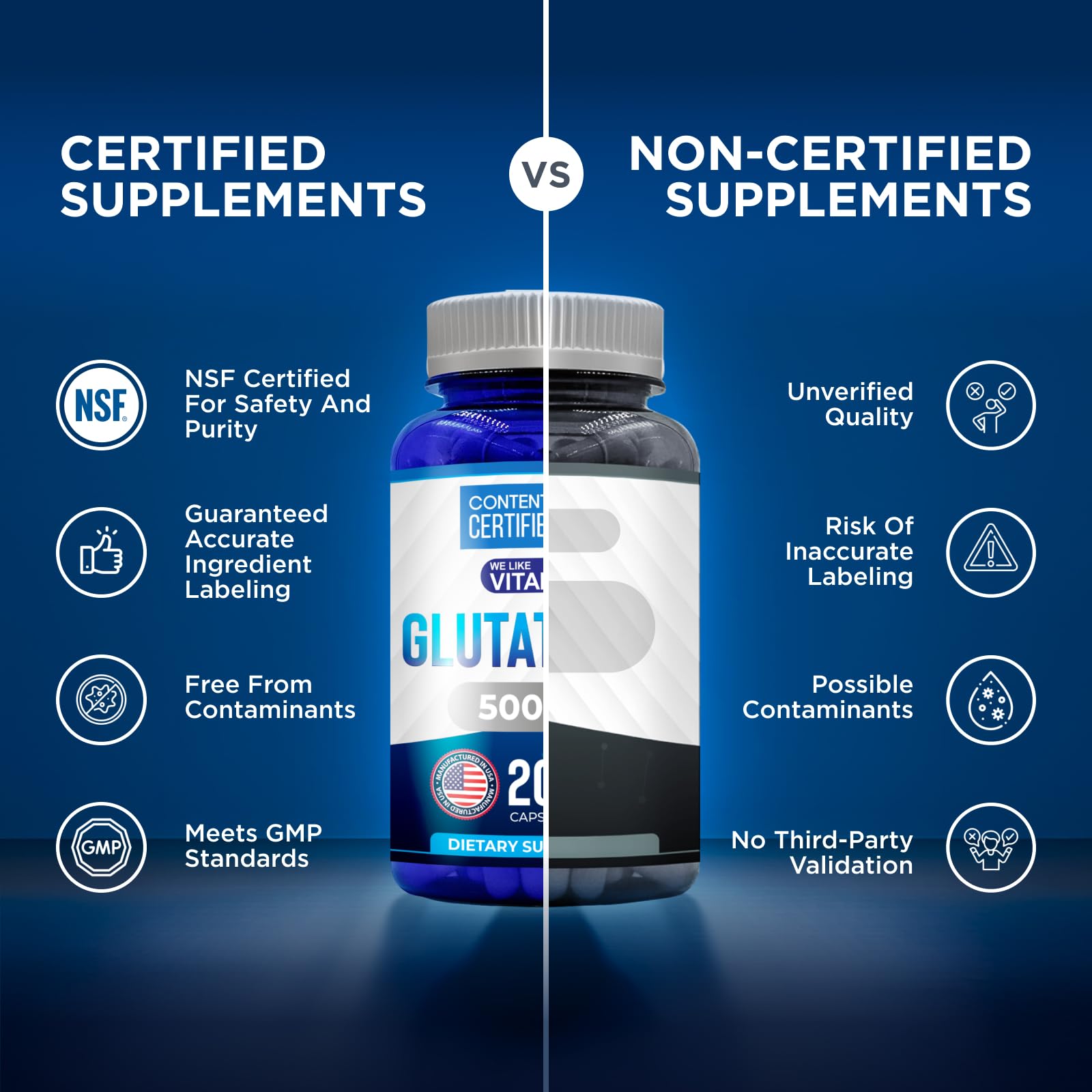 Packaging design for We Like Vitamins Glutathione