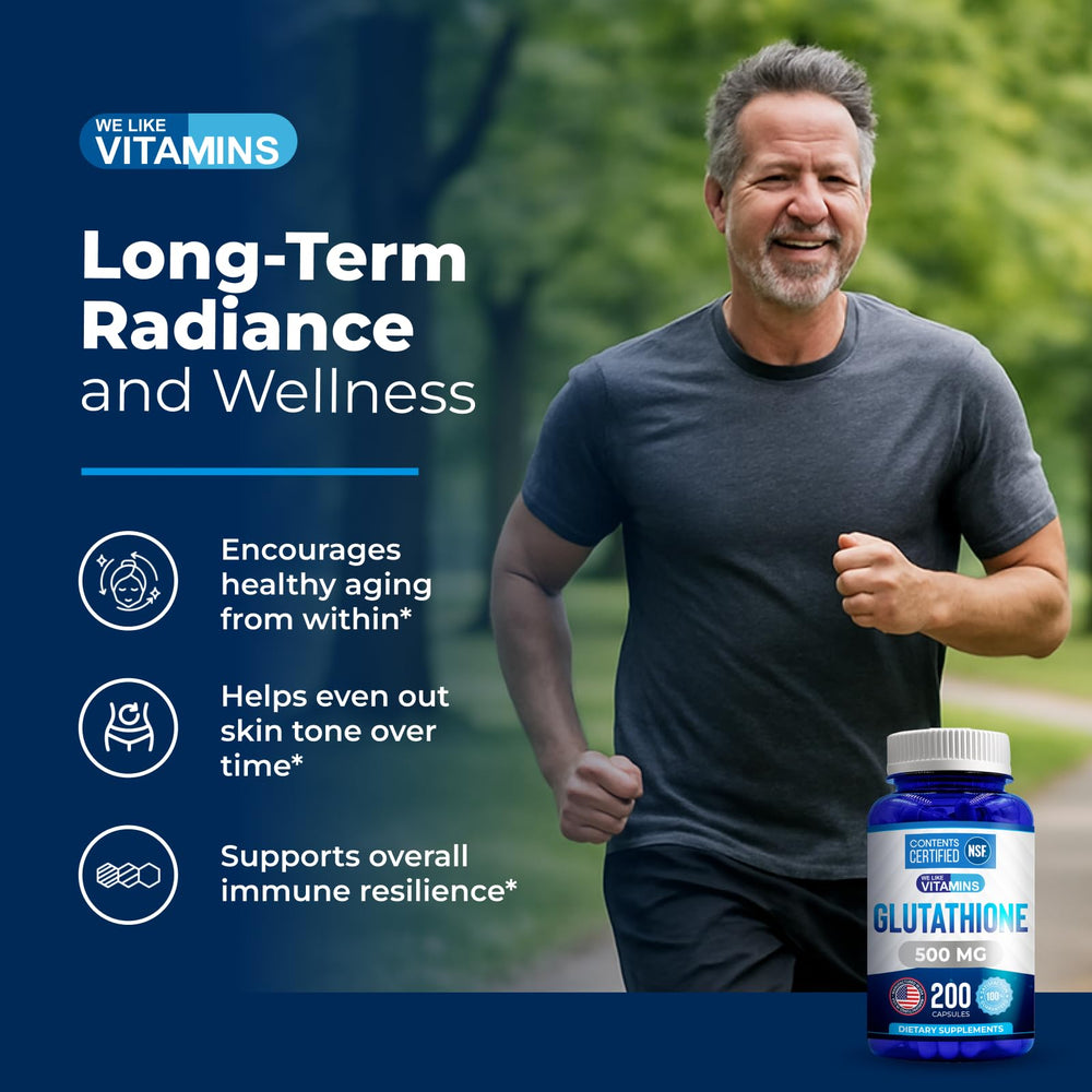 Glutathione supports skin health and anti-aging