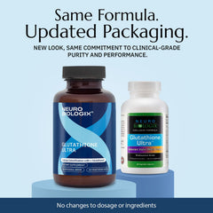 Back label with supplement facts for Glutathione Ultra Complex