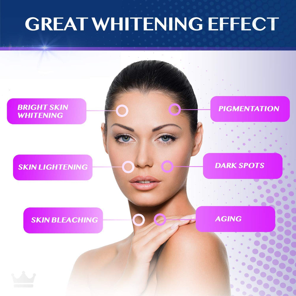 Packaging for vegan Glutathione whitening pills (120 capsules)