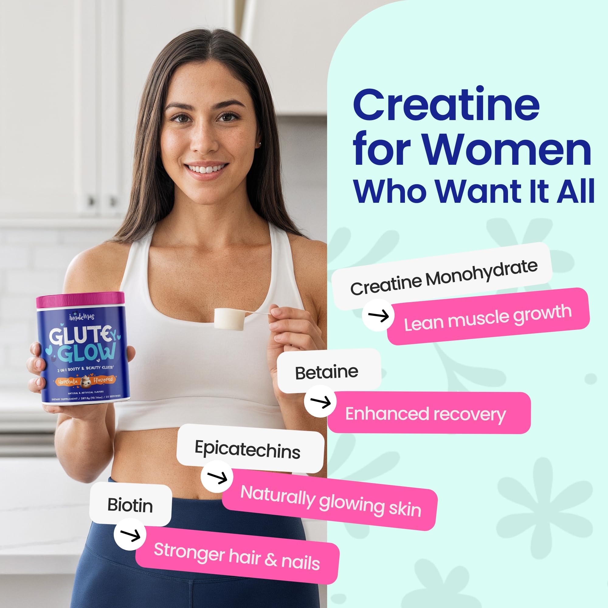 Illustration of hair, skin, and nails benefits