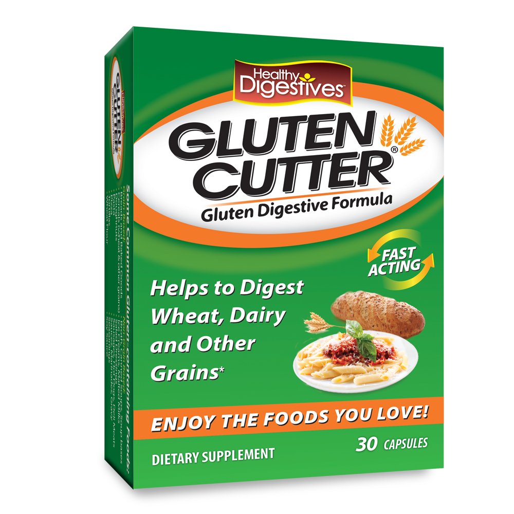 Gluten Cutter enzyme bottle with 30 servings