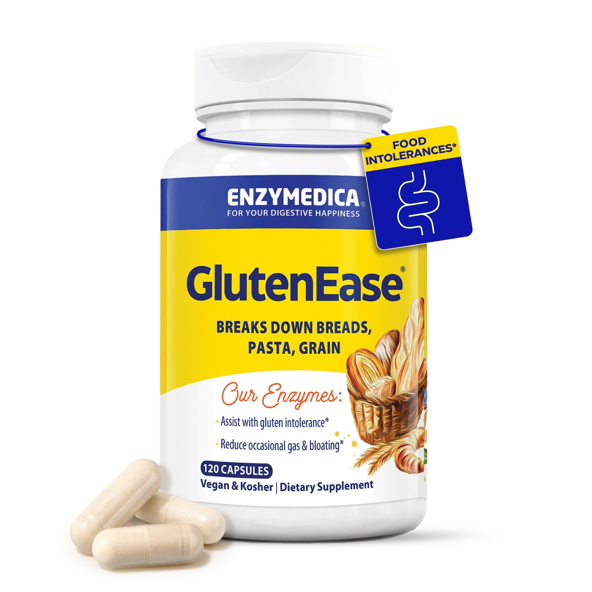 Enzymedica GlutenEase bottle – hero image