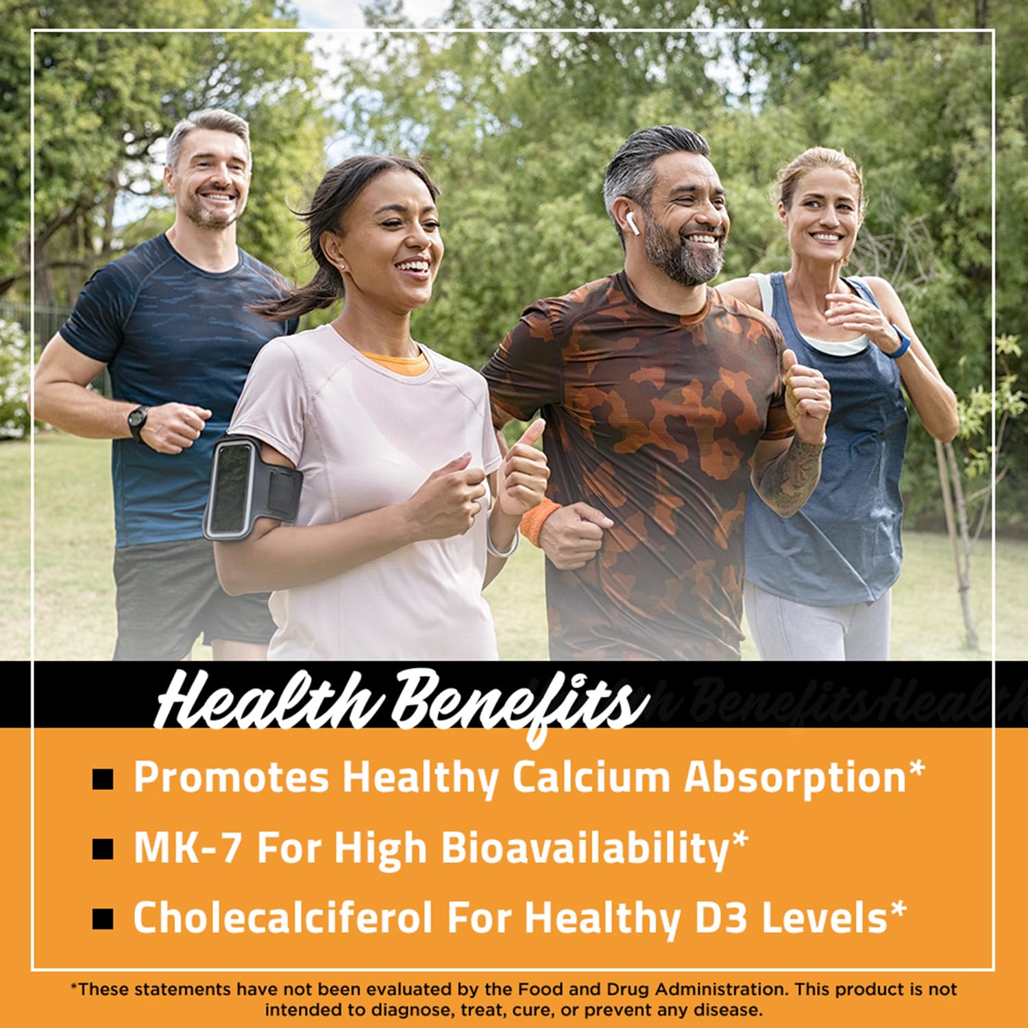 Gluten-free ingredients in the D3 K2 formula