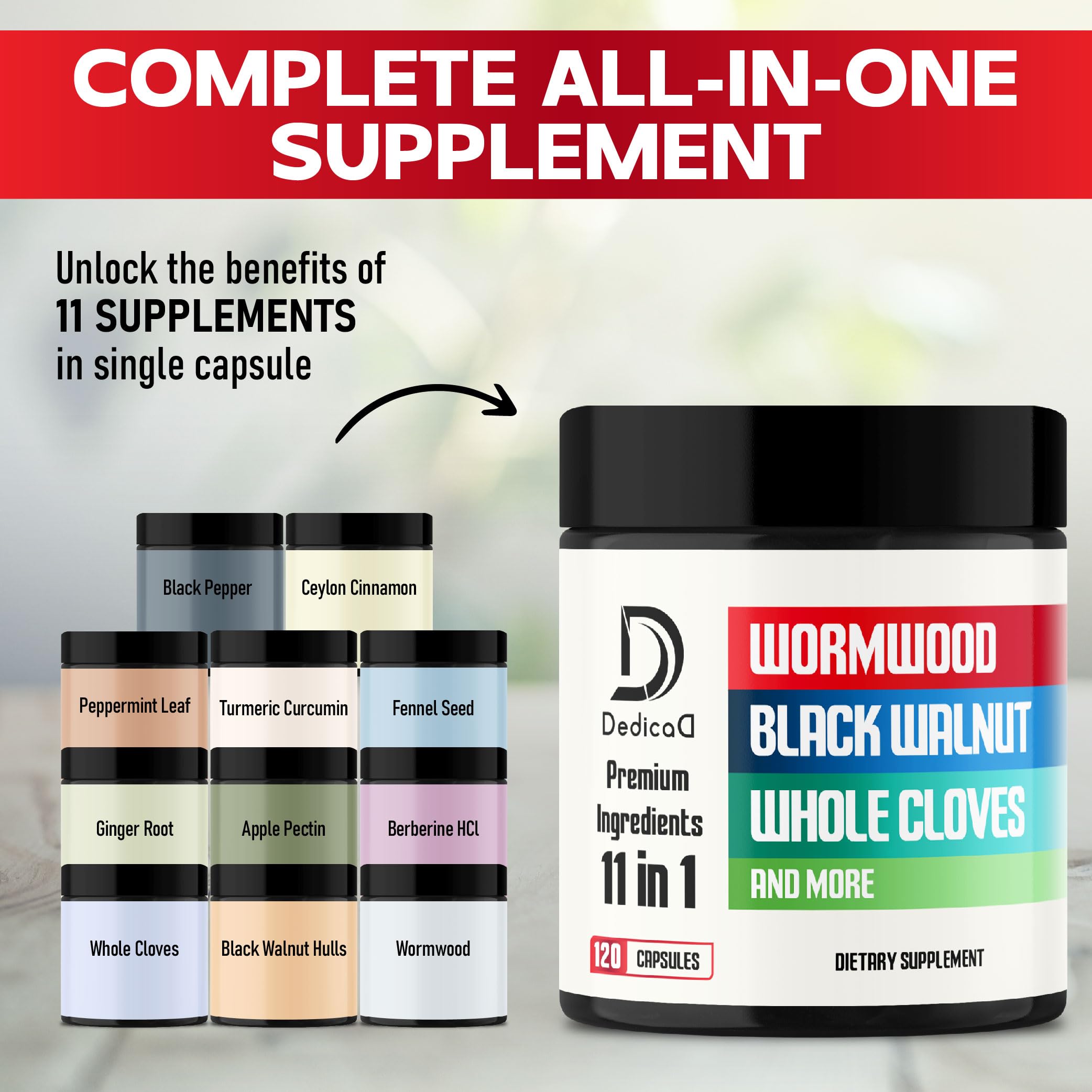 Gluten-free, non-GMO, dairy-free capsule formulation