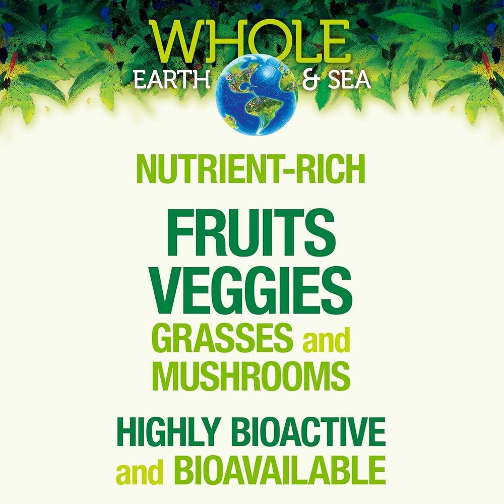 Gluten-free, dairy-free, vegan greens supplement label