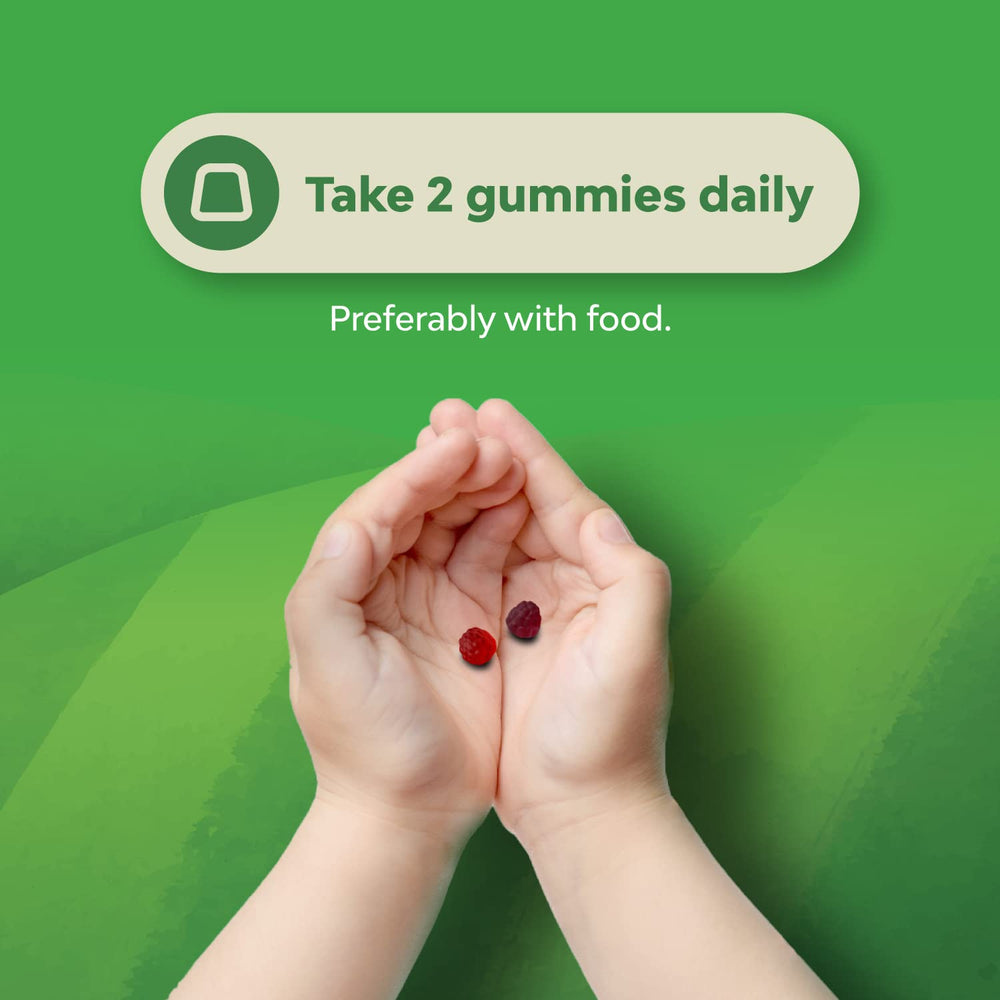 Gluten-free and sugar-free prebiotic gummies for kids