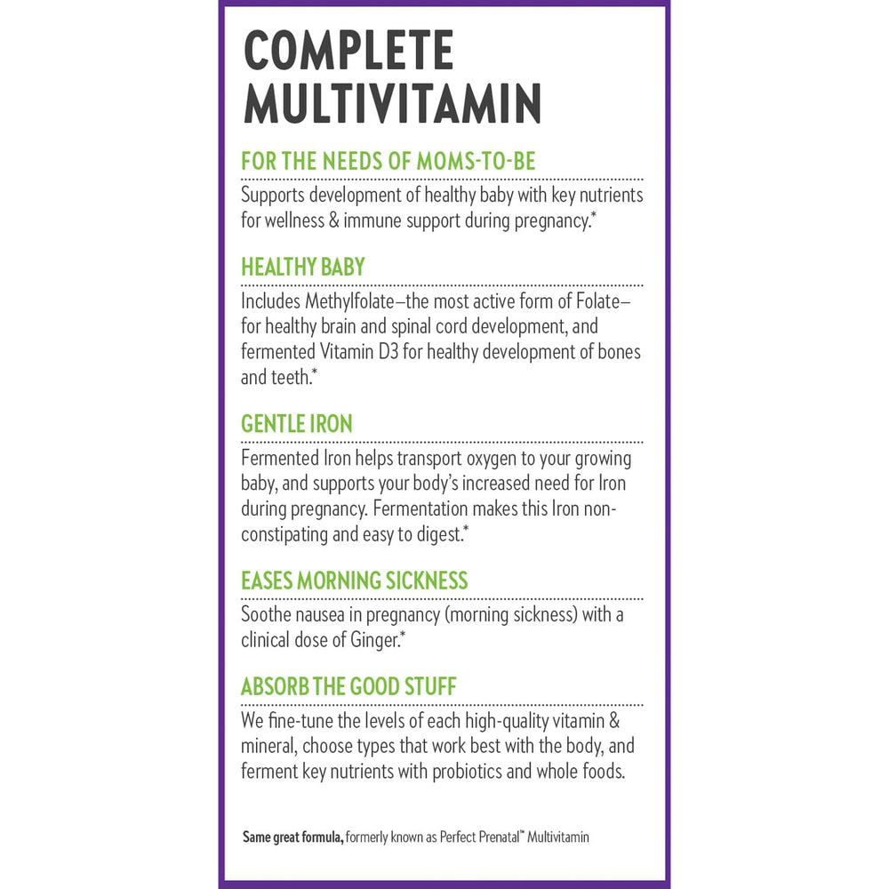 Gluten-free, kosher, vegetarian prenatal vitamins