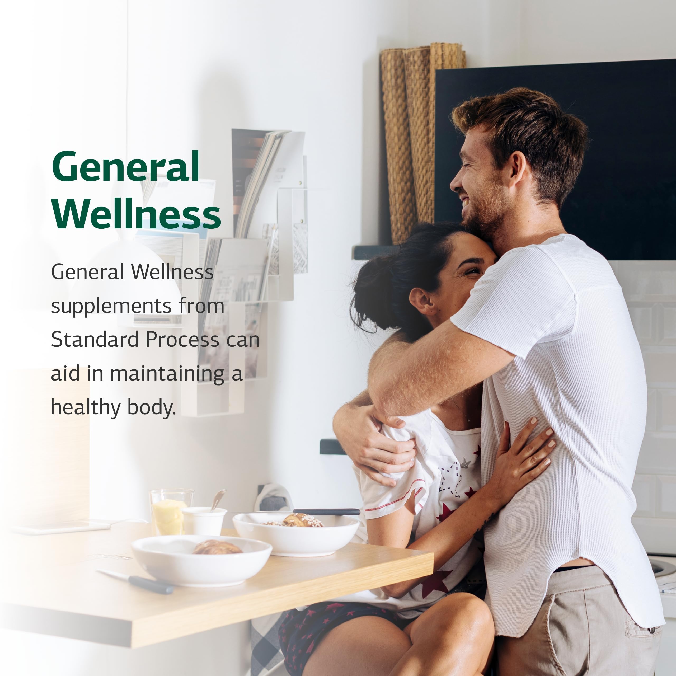 Gluten-free and non-dairy health supplement claim