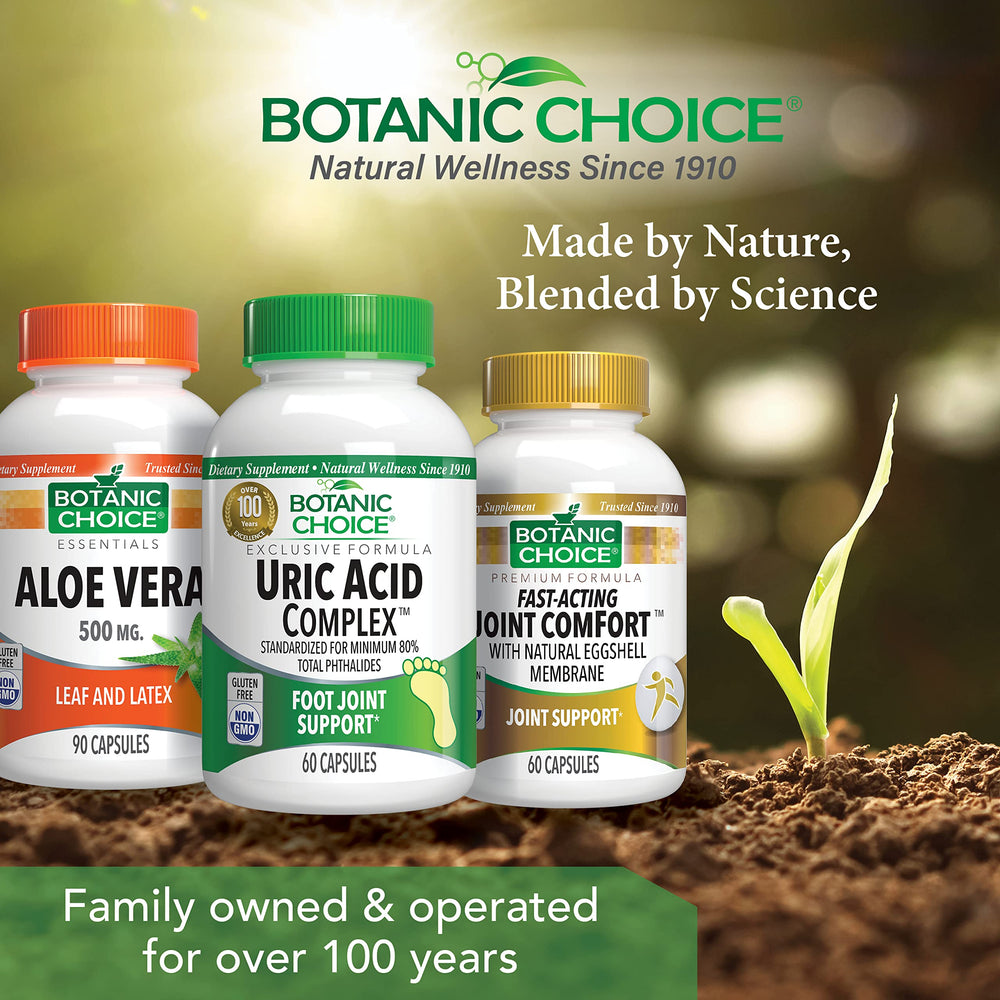 Gluten-free and Non-GMO badges for Uric Acid Complex