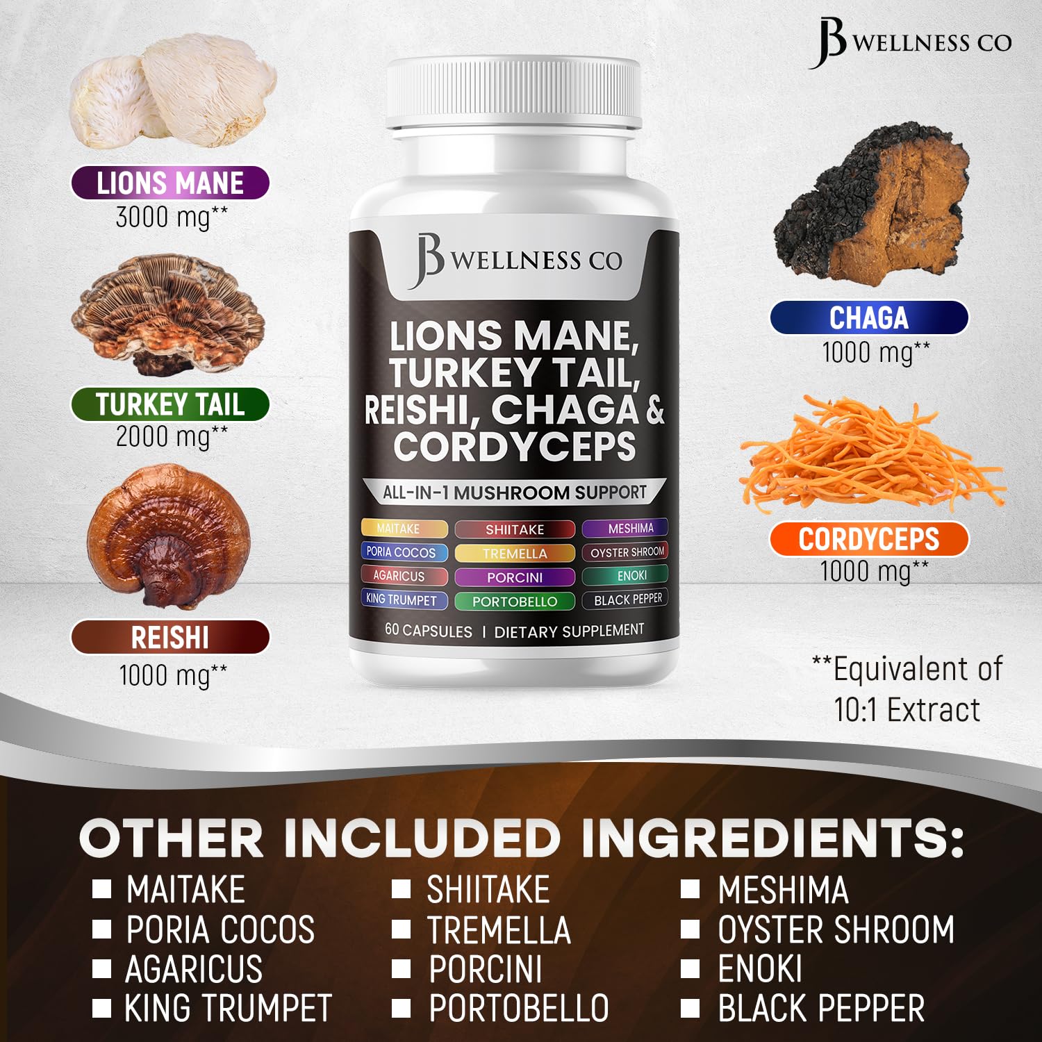 Gluten-free, non-GMO, dairy-free supplement ingredients
