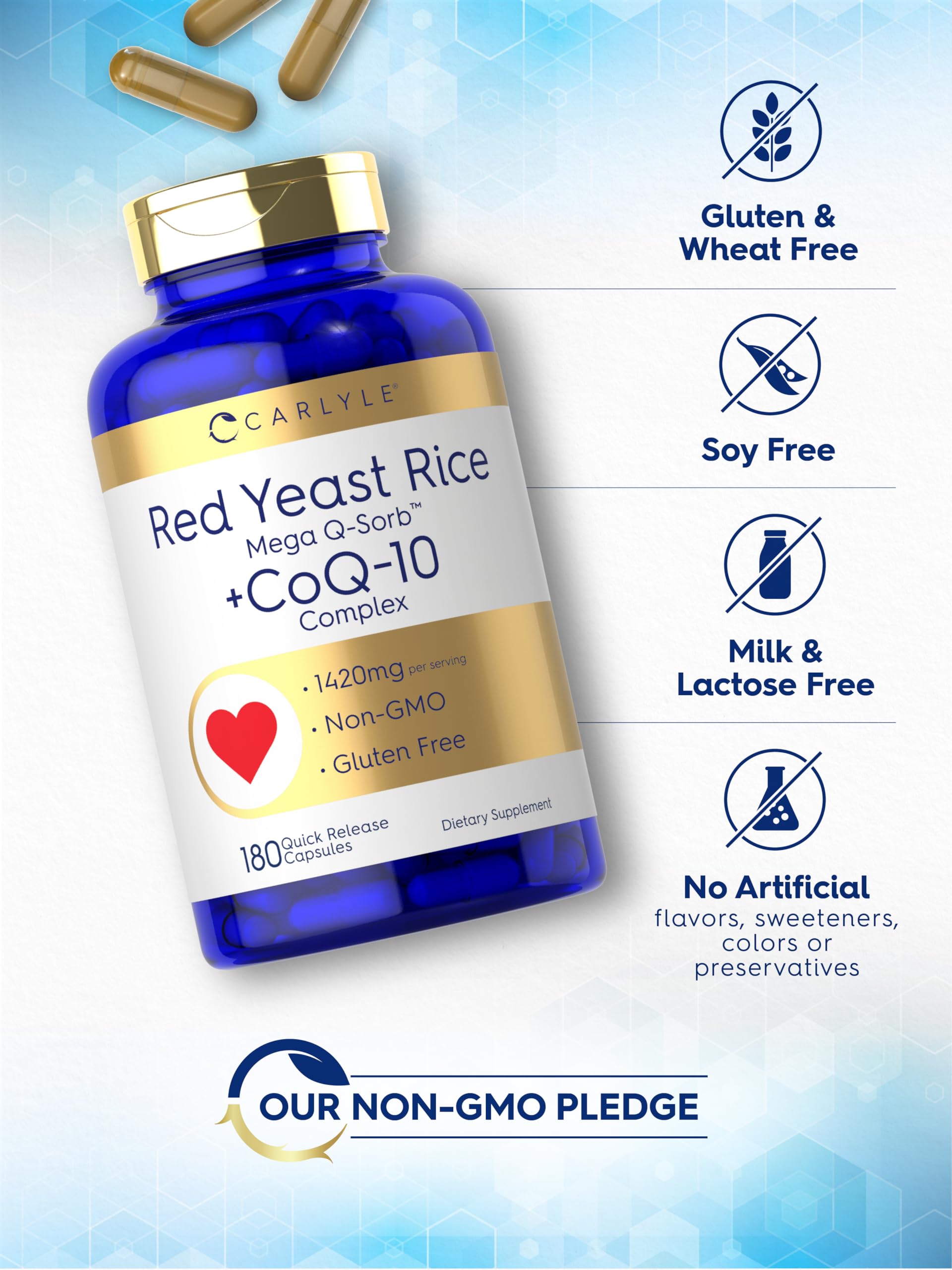 Non-GMO and Gluten Free indicators