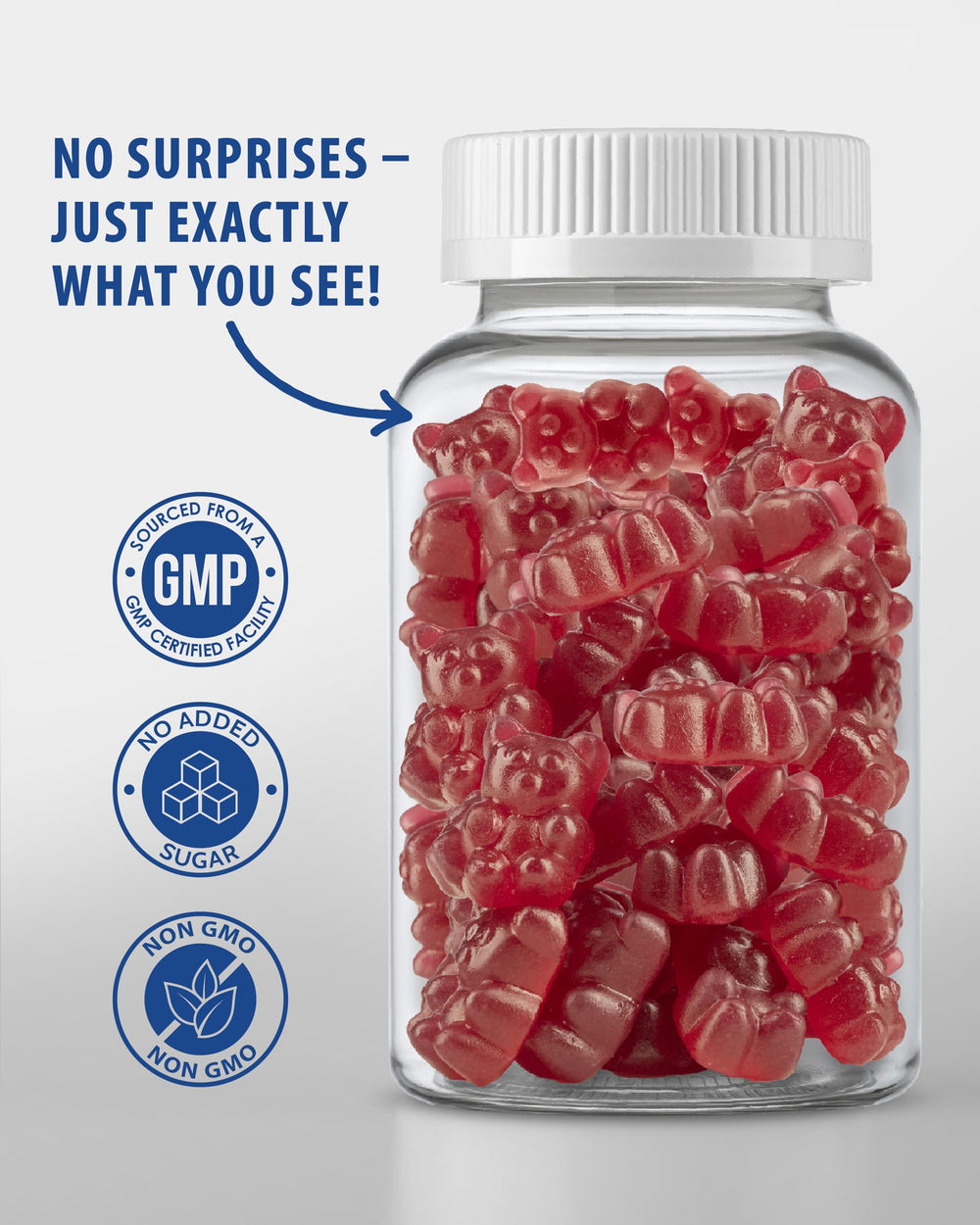 Gluten-free, non-GMO, vegetarian magnesium gummies ingredients