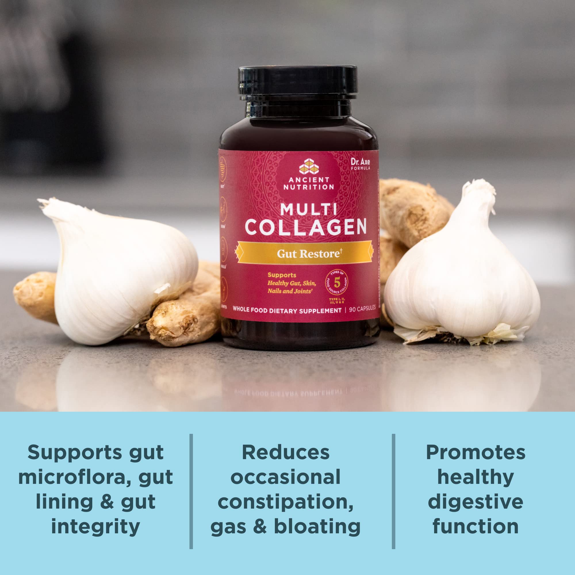 Gluten-free, Paleo and Keto friendly collagen capsules