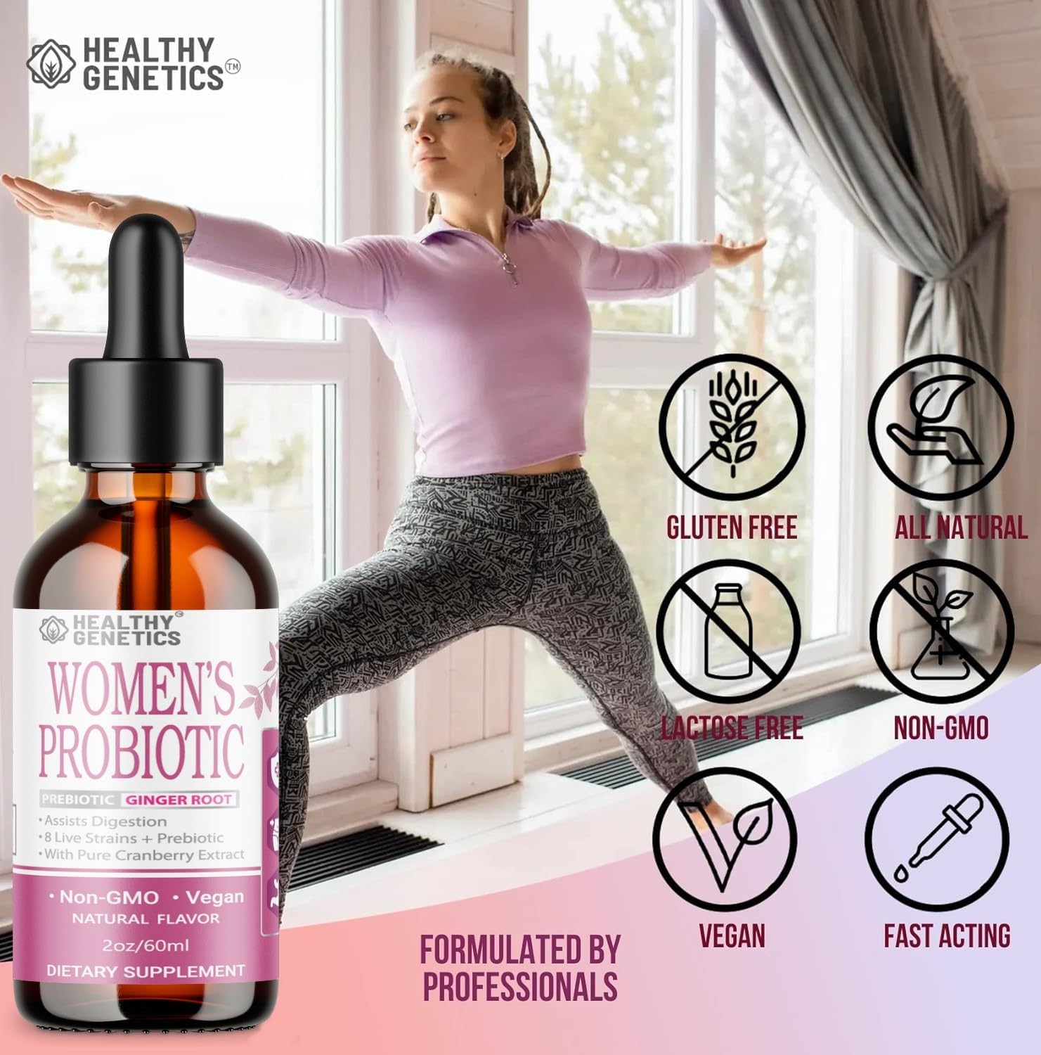 Gluten-free probiotic supplement for women - 30 servings