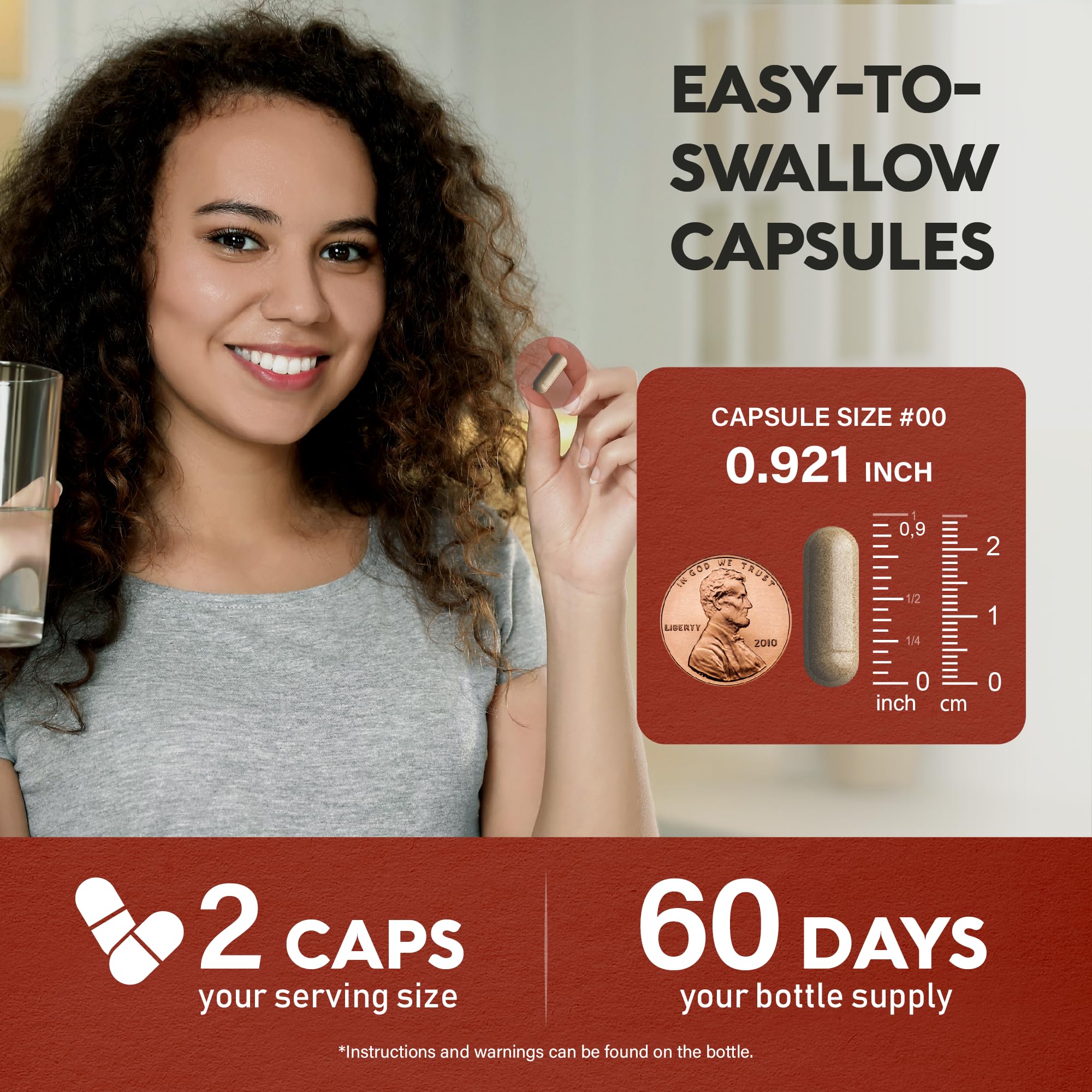 Gluten-free and sugar-free mushroom capsules