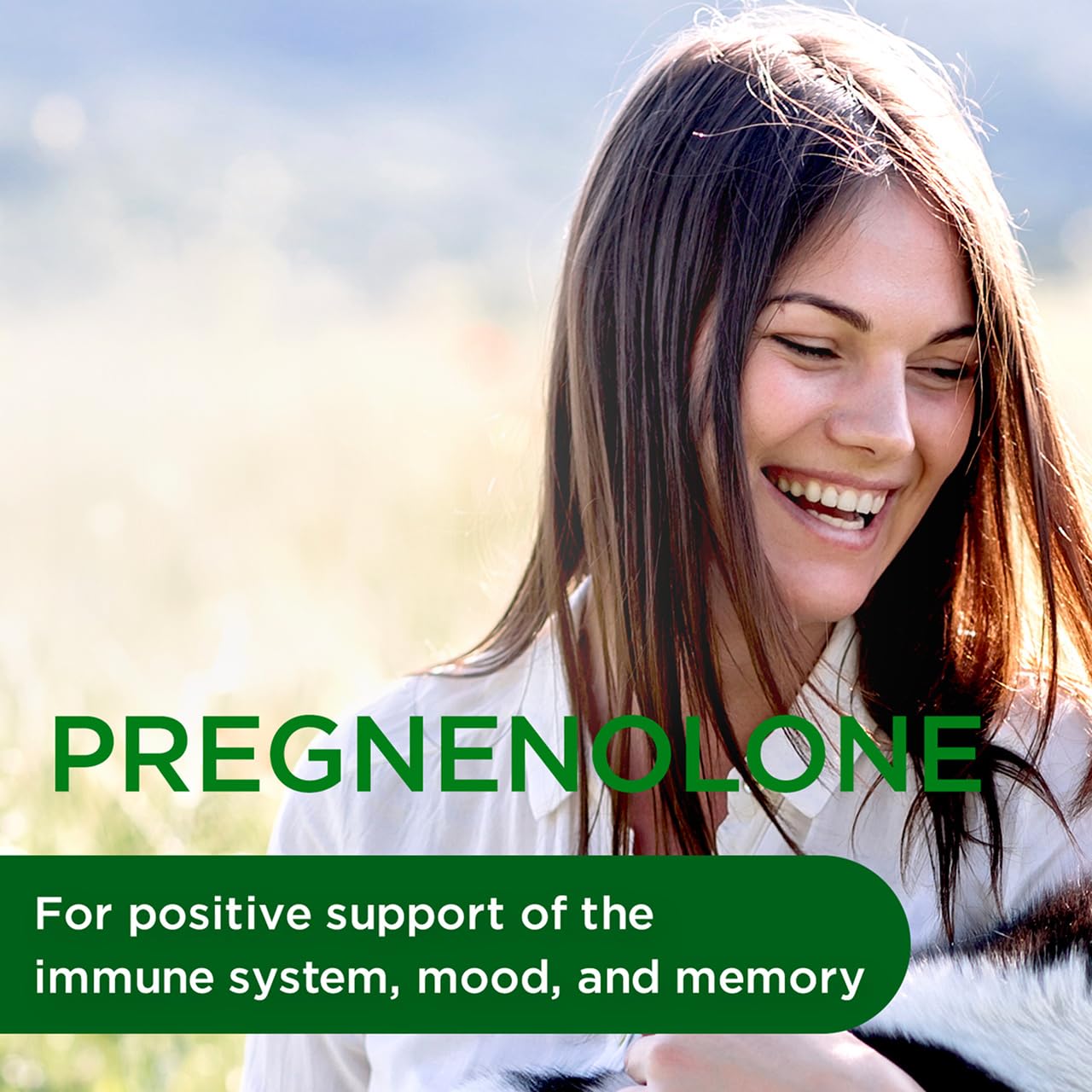Gluten-free symbol with Emerald Labs Pregnenolone and DHEA