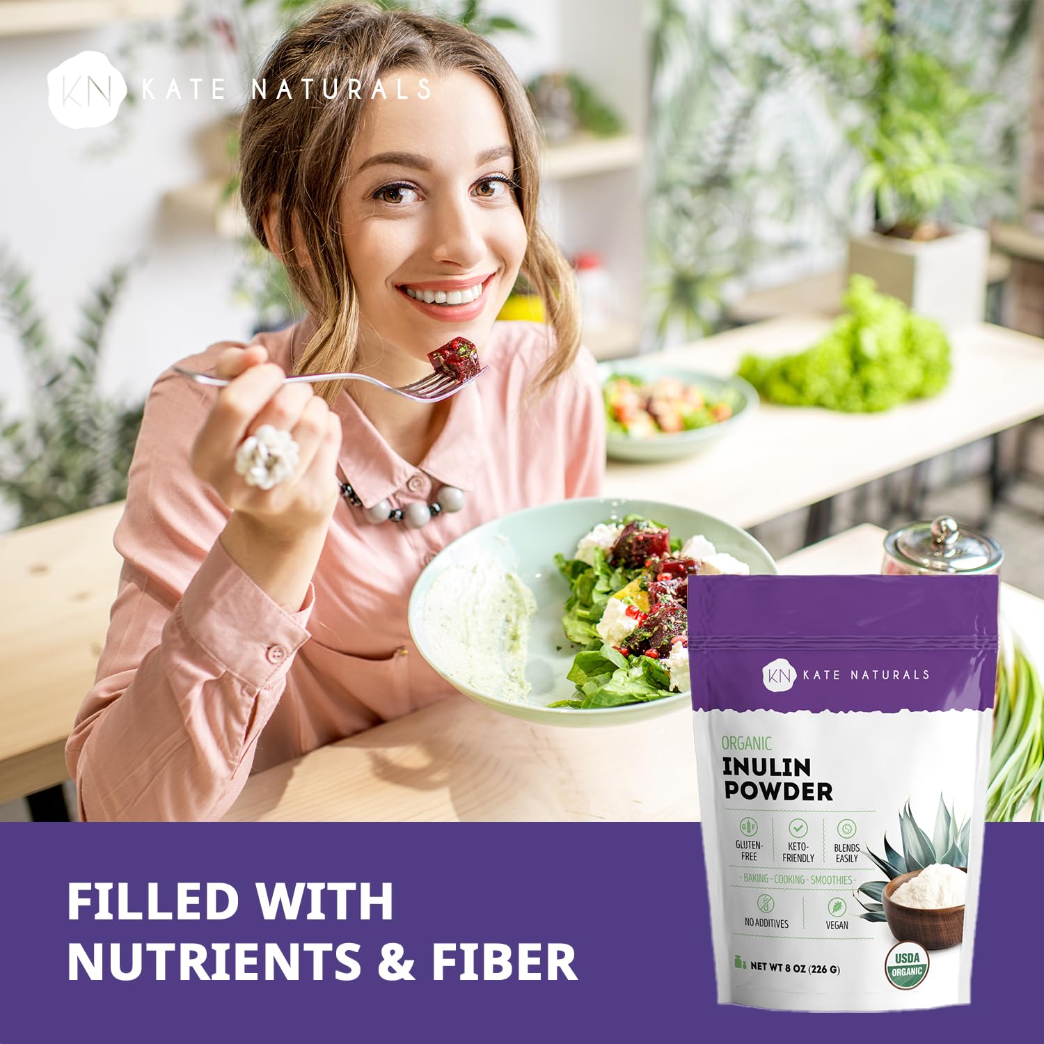 Gluten-free vegan inulin powder from Blue Agave