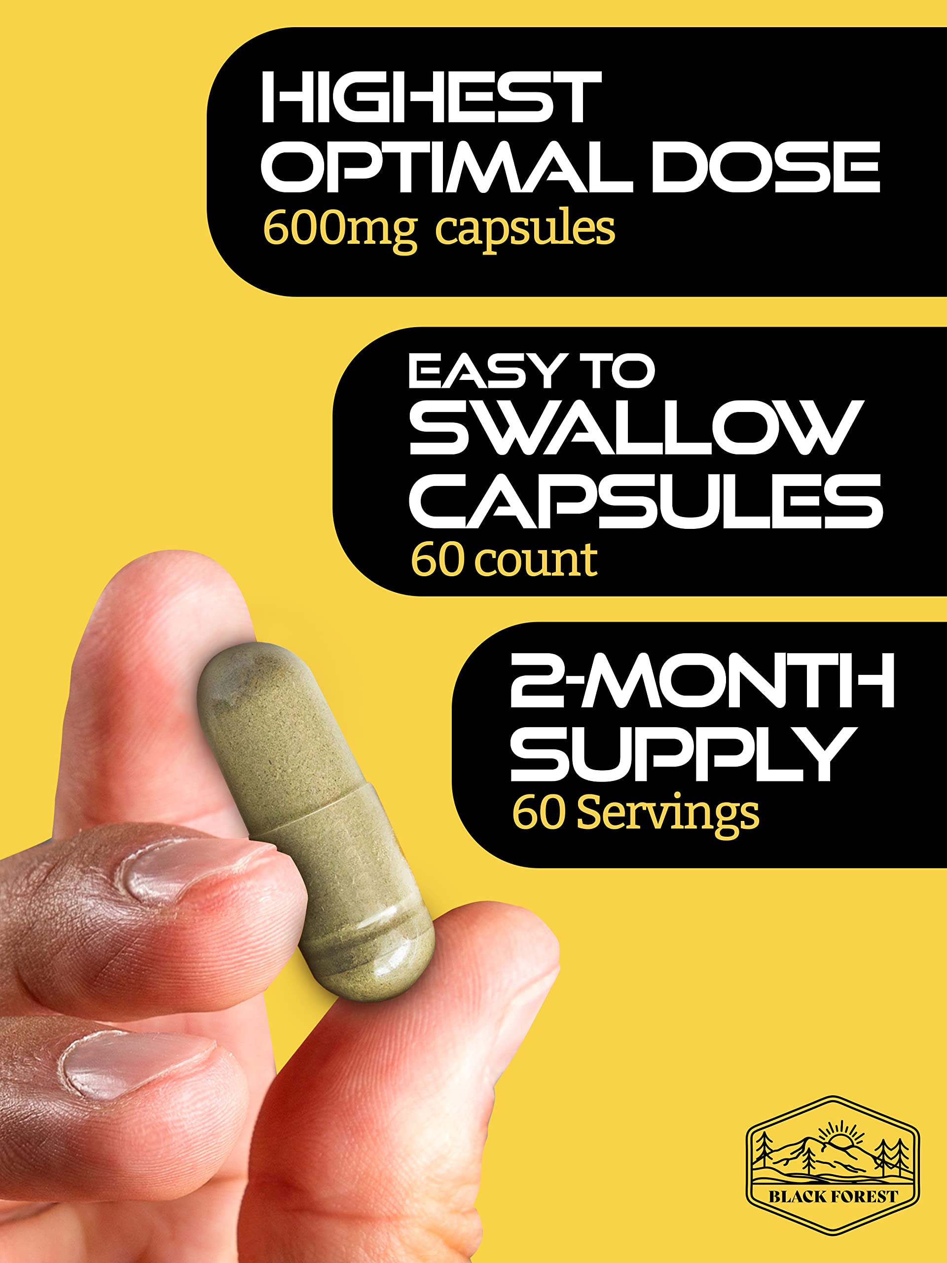 Gluten-free vegan supplement label