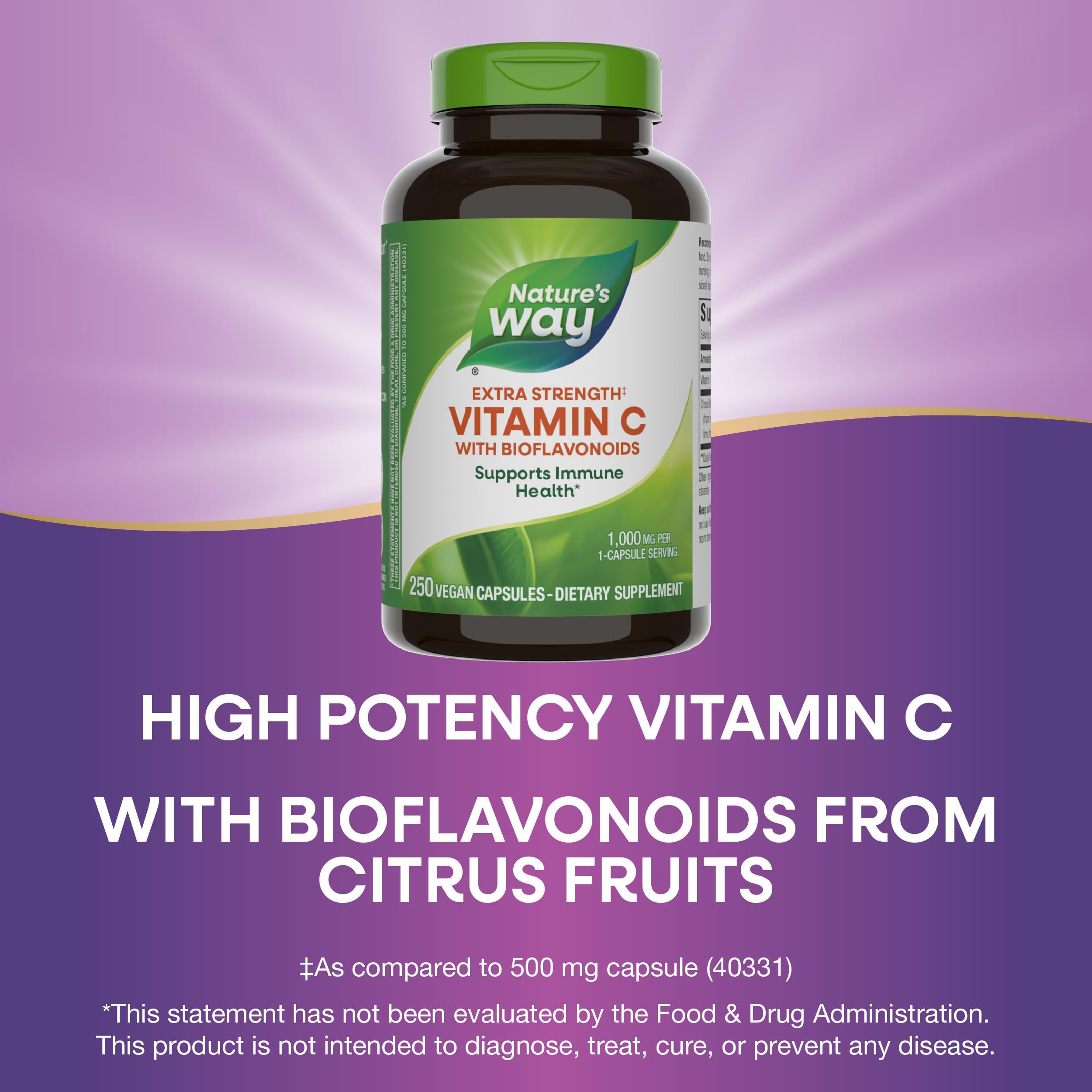 Gluten-free vegan Vitamin C with Bioflavonoids packaging