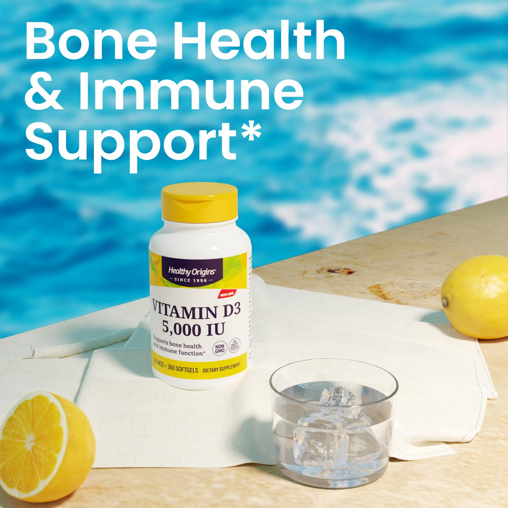 Gluten-free Vitamin D3 supplement label