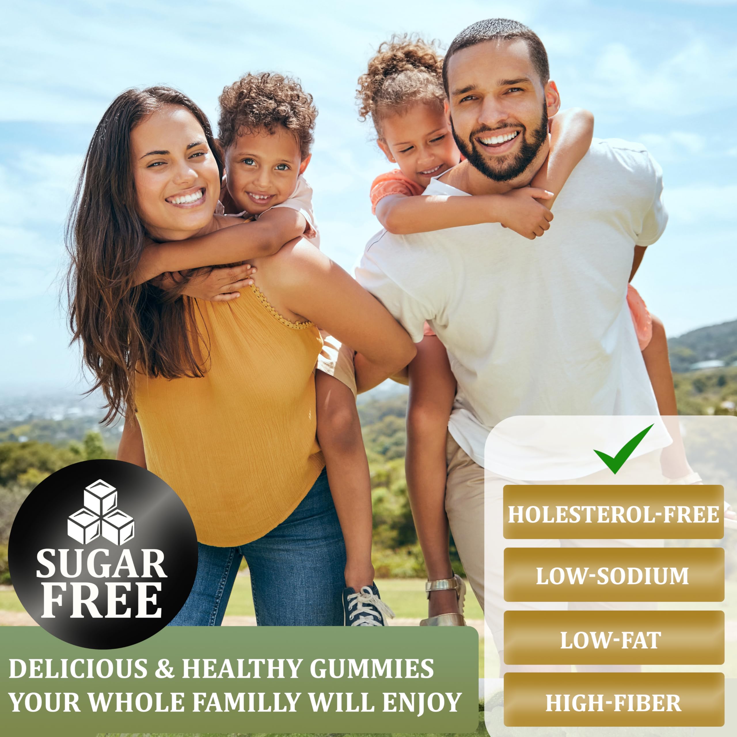Gluten-free, non-GMO soursop gummies packaging