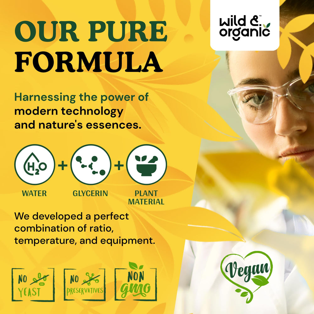 Glycerin-based, alcohol-free formula