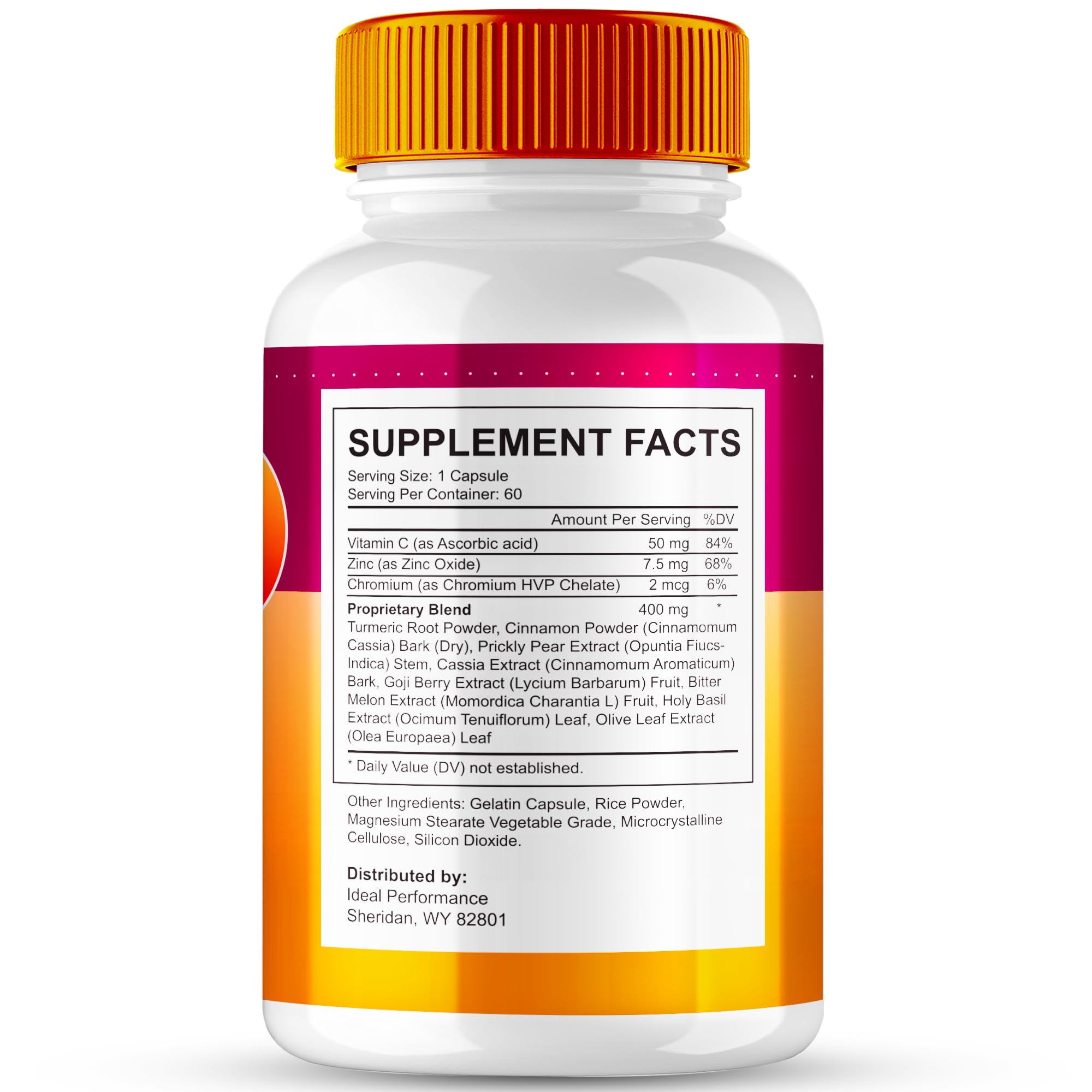 Close-up of Glycetra capsules, maximum strength formula
