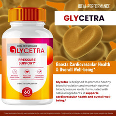 Glycetra capsules spilled on white background