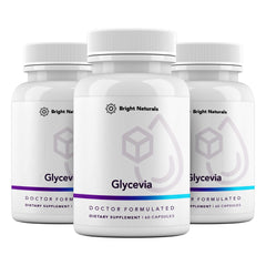 Bright Naturals Glycevia GlucoVantage bottle front label
