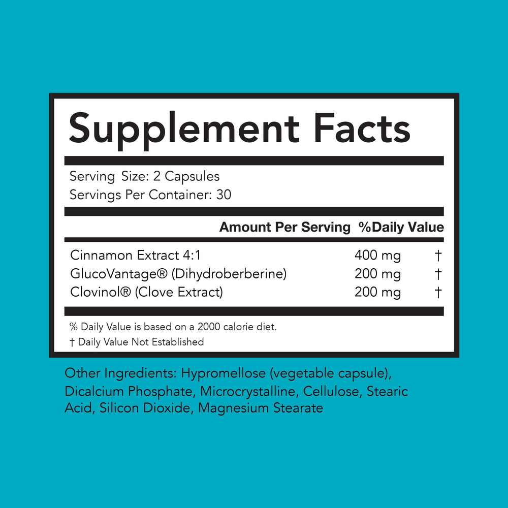 Close-up of Glycevia dihydroberberine capsules