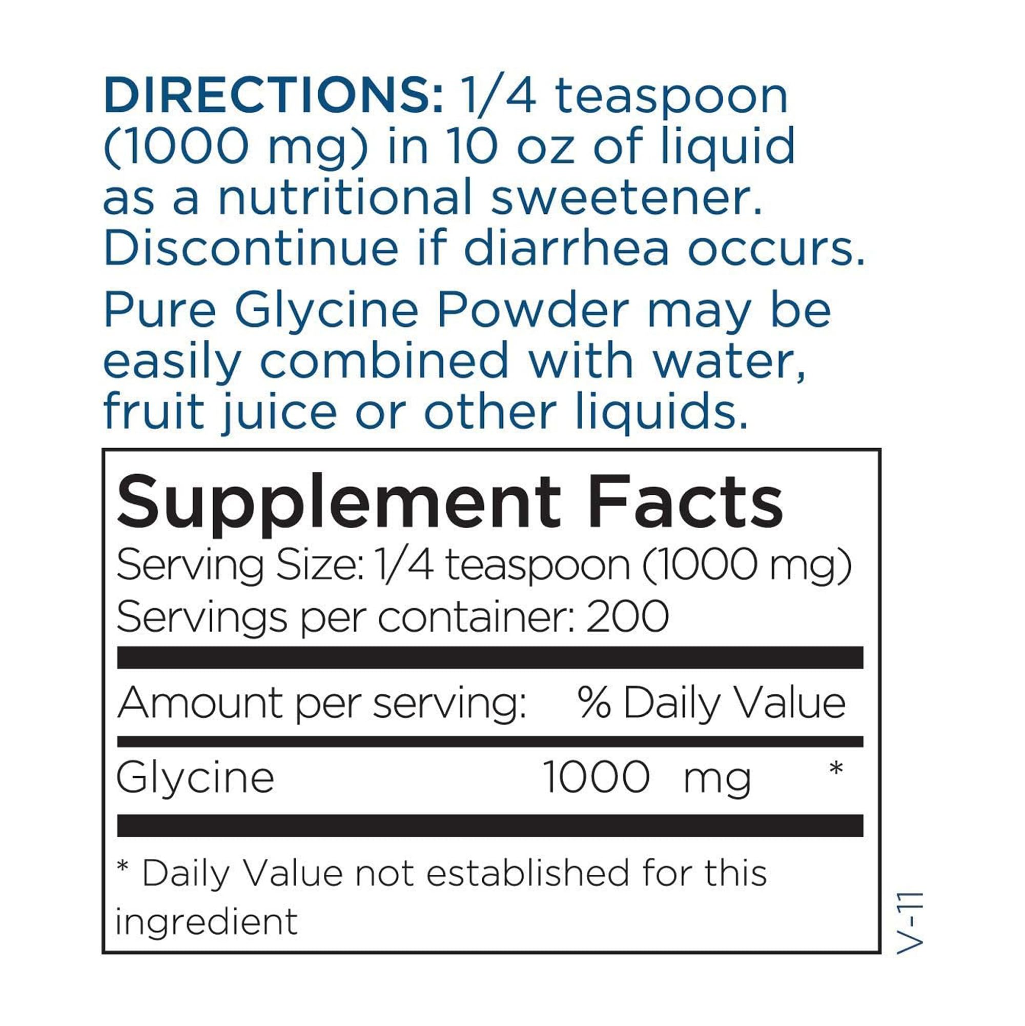 Glycine powder supporting liver detox