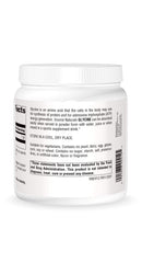 Glycine powder dissolving in water