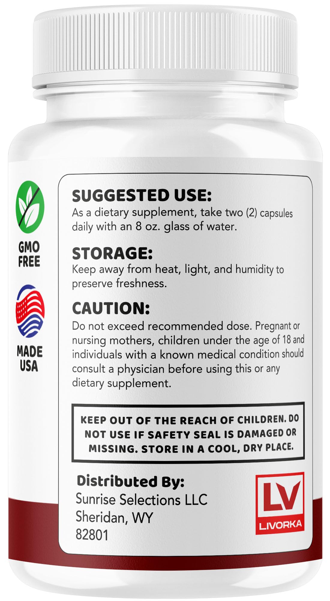 Close-up of Glyco Thrive capsules