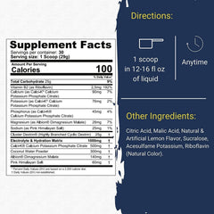 Glycofuse label highlighting 25g carbohydrates per serving
