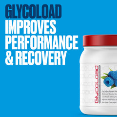 Unflavored Glycoload powder being added to a shaker