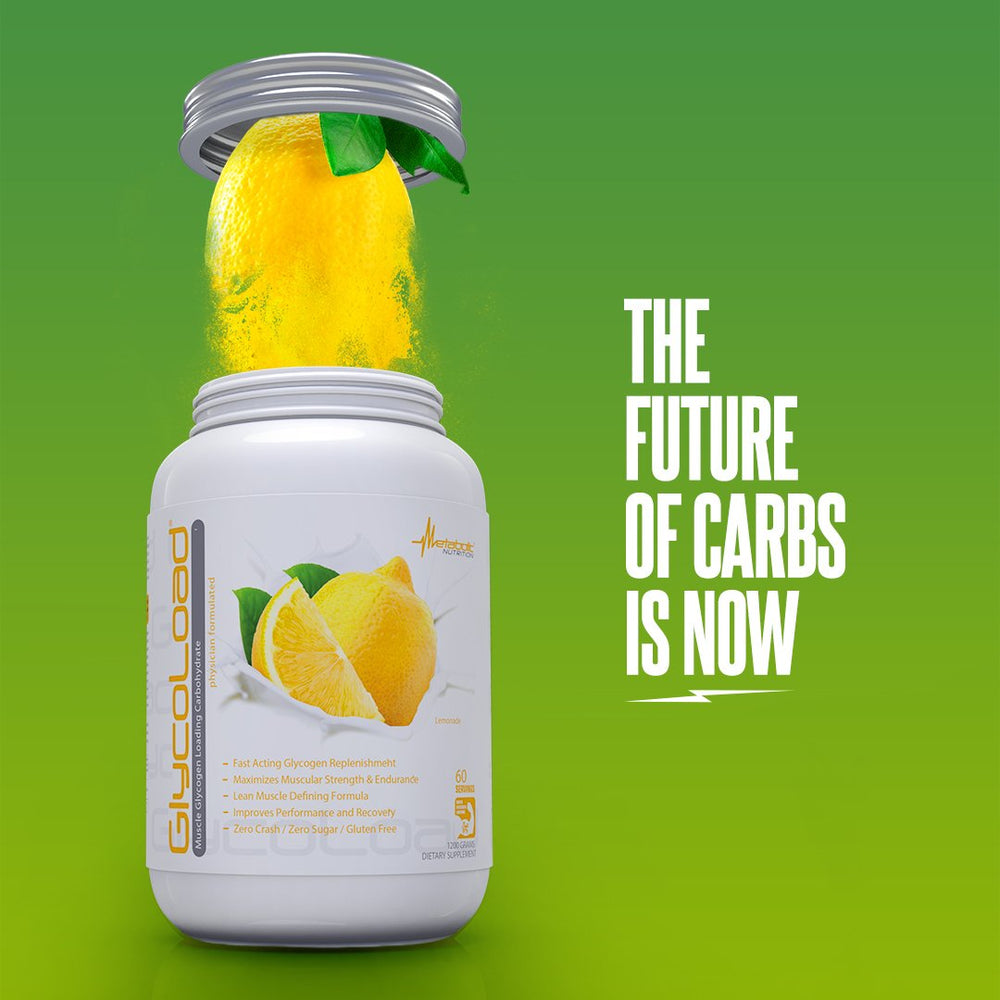 Metabolic Nutrition Glycoload packaging on shelf