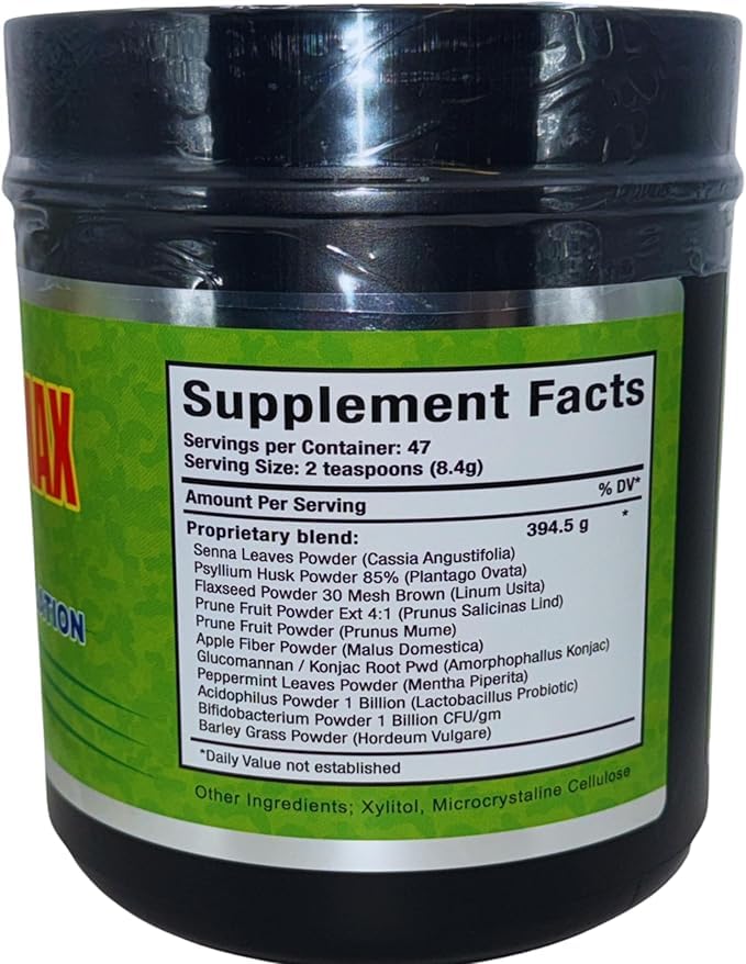 Plant-based, gluten-free fiber supplement packaging