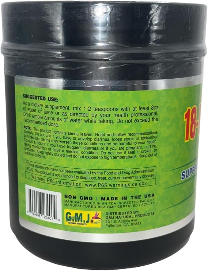 G.M.J FIBRA 18 Super MAX Powder 400g jar with scoop