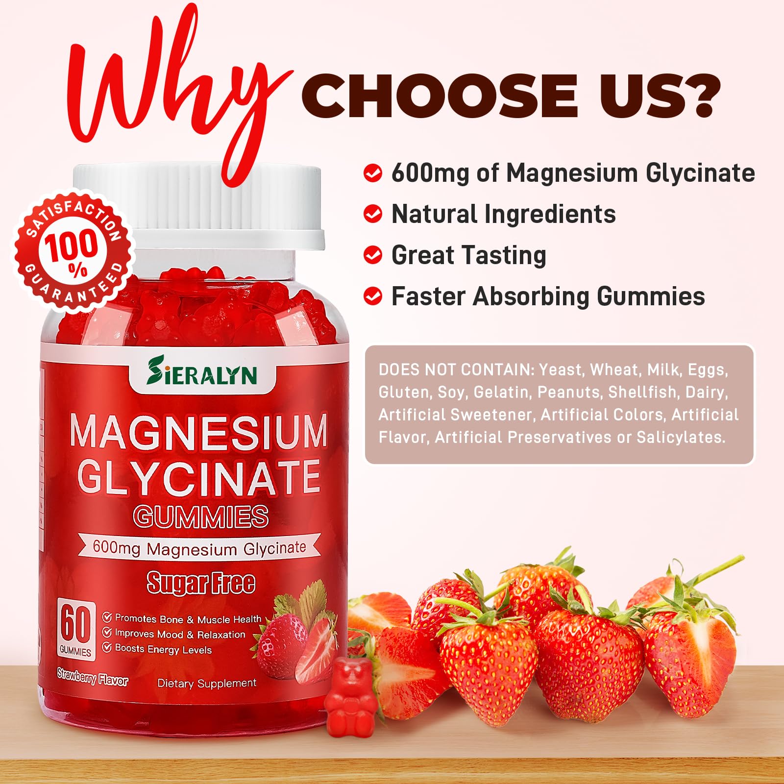 GMP certified facility producing magnesium glycinate gummies