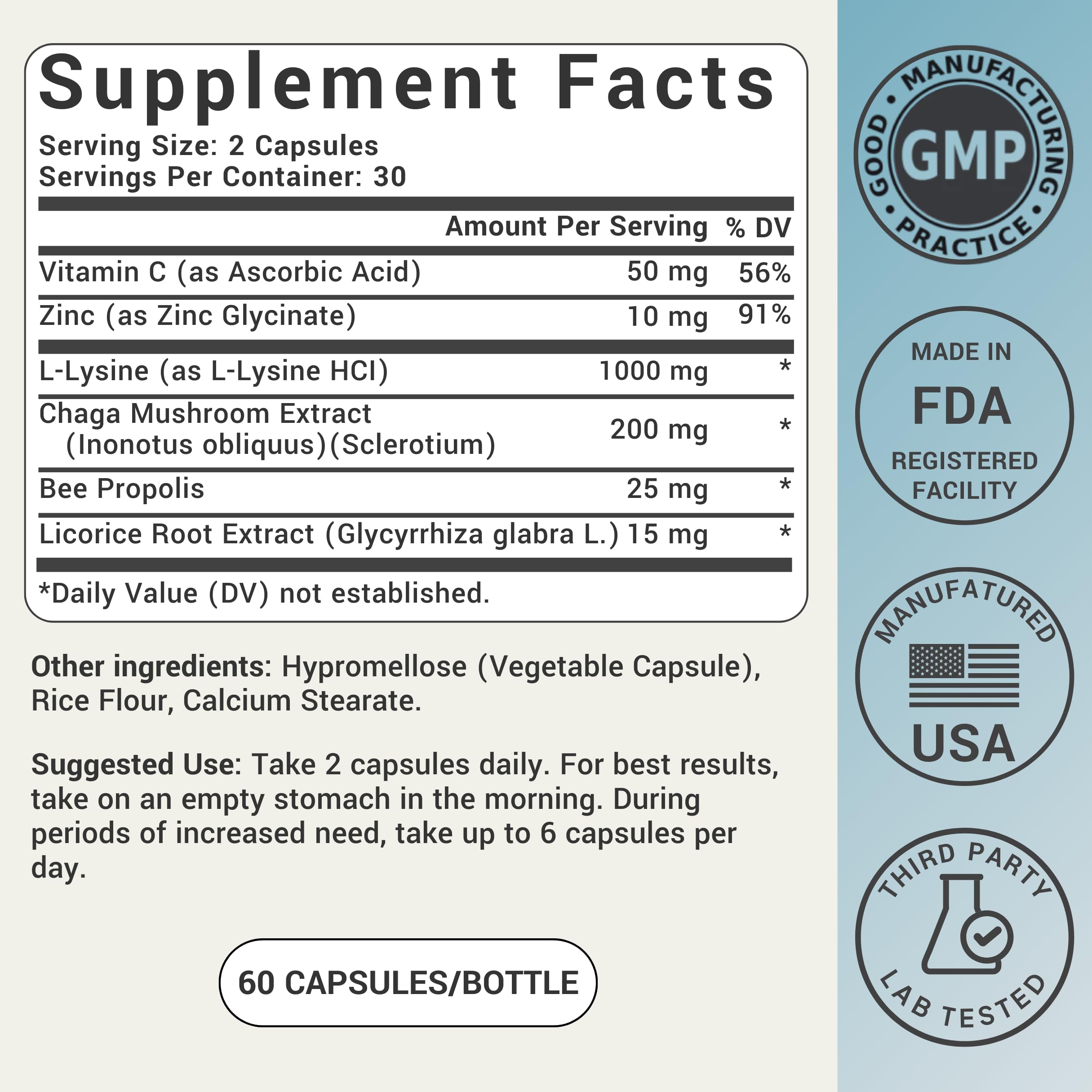 FDA-registered GMP-compliant facility illustration