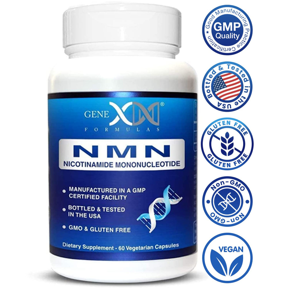GMP and NSF certification logos for facility