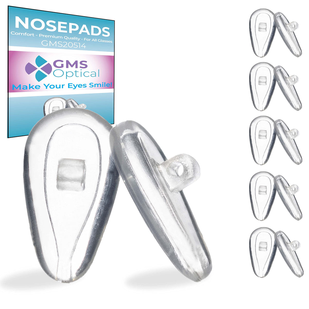 GMS Optical 11mm nose pad close-up