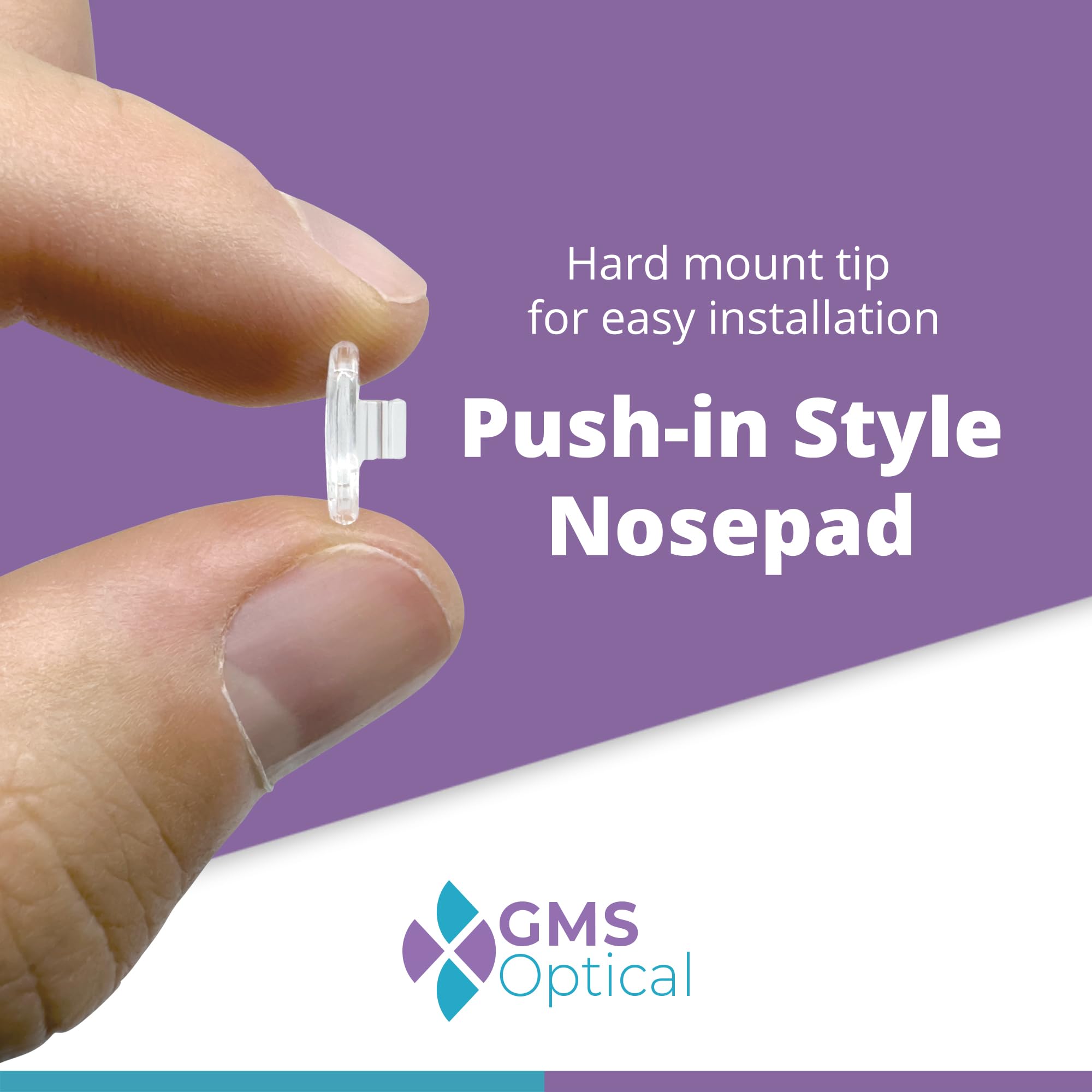 Replacement nose pads for glasses/sunglasses, clear