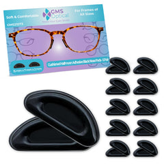GMS Optical nose pads 2mm x 15mm with air cushion, black